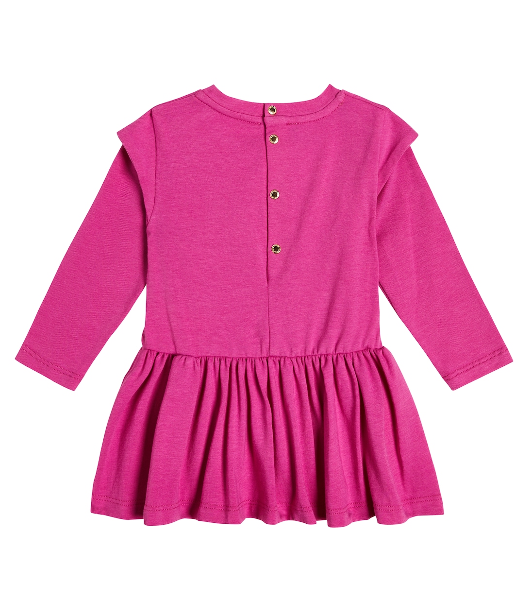 Bébé – Robe en coton mélangé à logo | Versace Kids