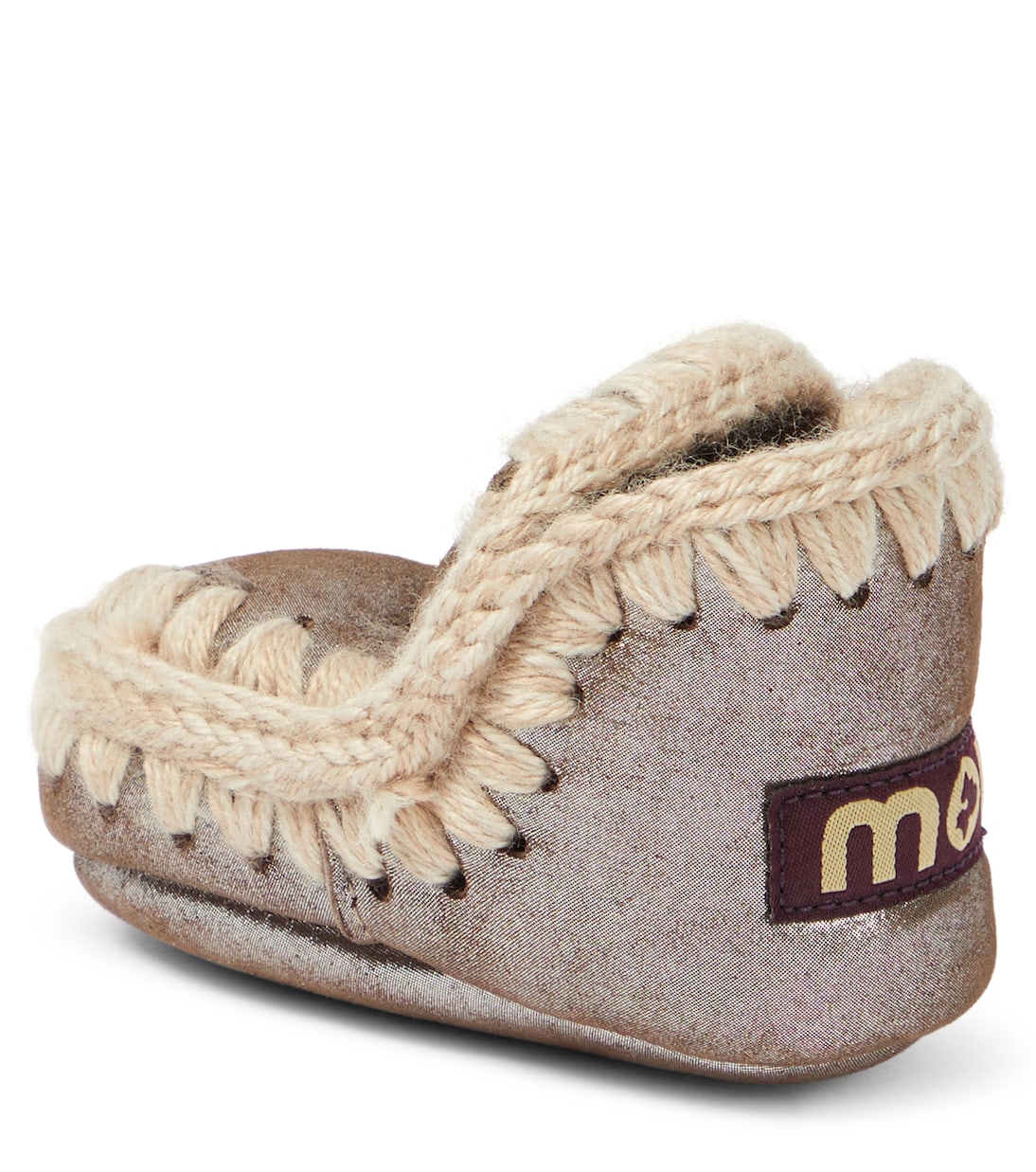 Stivaletti Baby in pelle metallizzata | Mou Kids