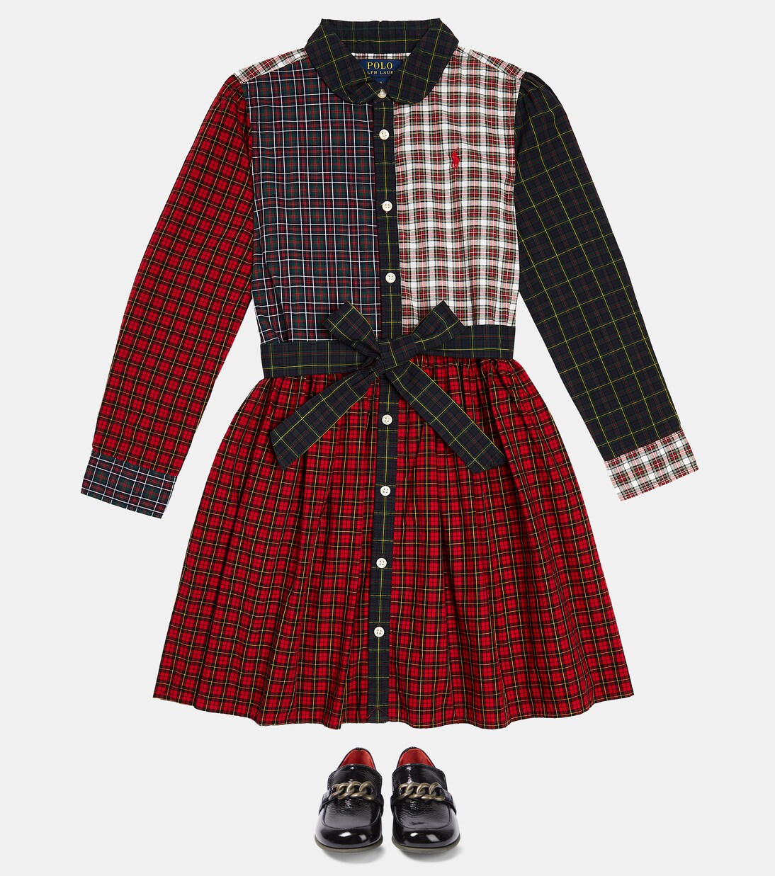 Junia checked cotton dress | Polo Ralph Lauren Kids