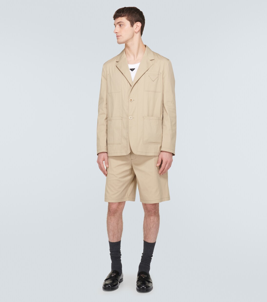 Loafers aus Leder | Prada