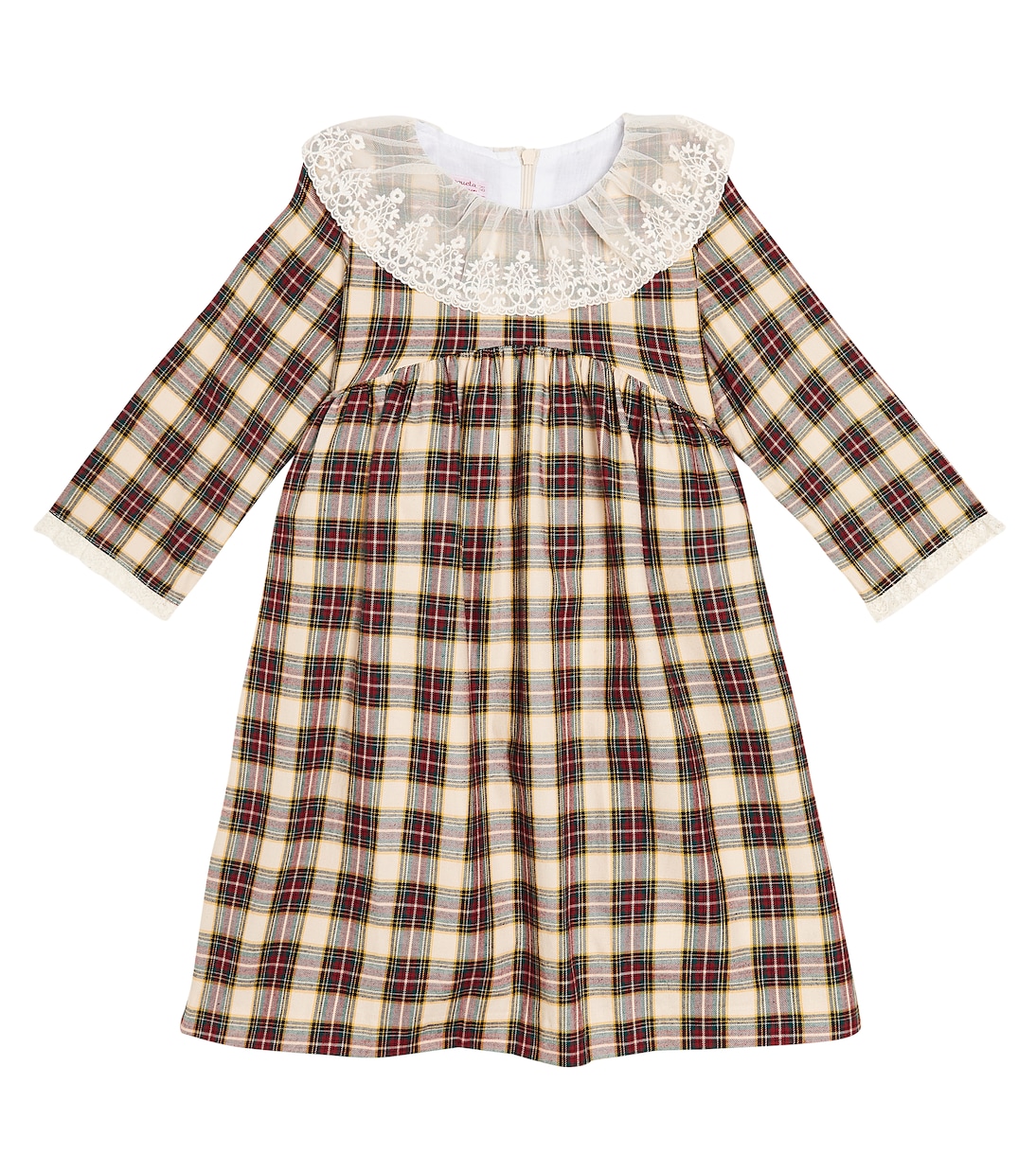 Tartan cotton dress | La Coqueta