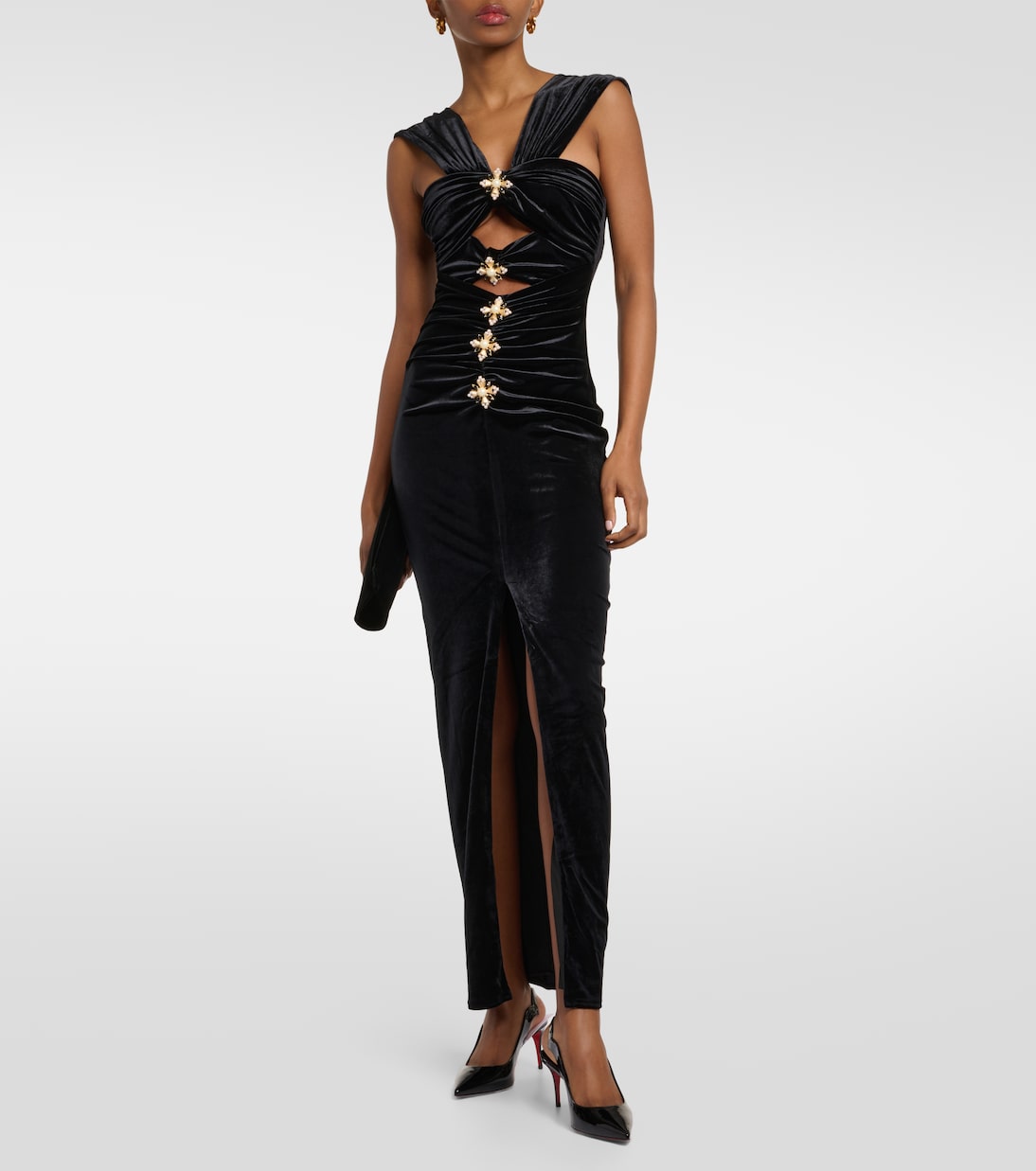 Hot Chick Sling patent leather slingback pumps | Christian Louboutin