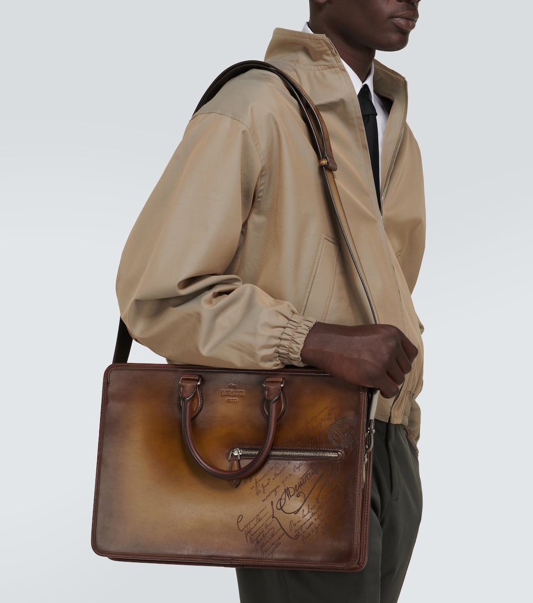 Maletín Un Jour de piel Scritto  | Berluti