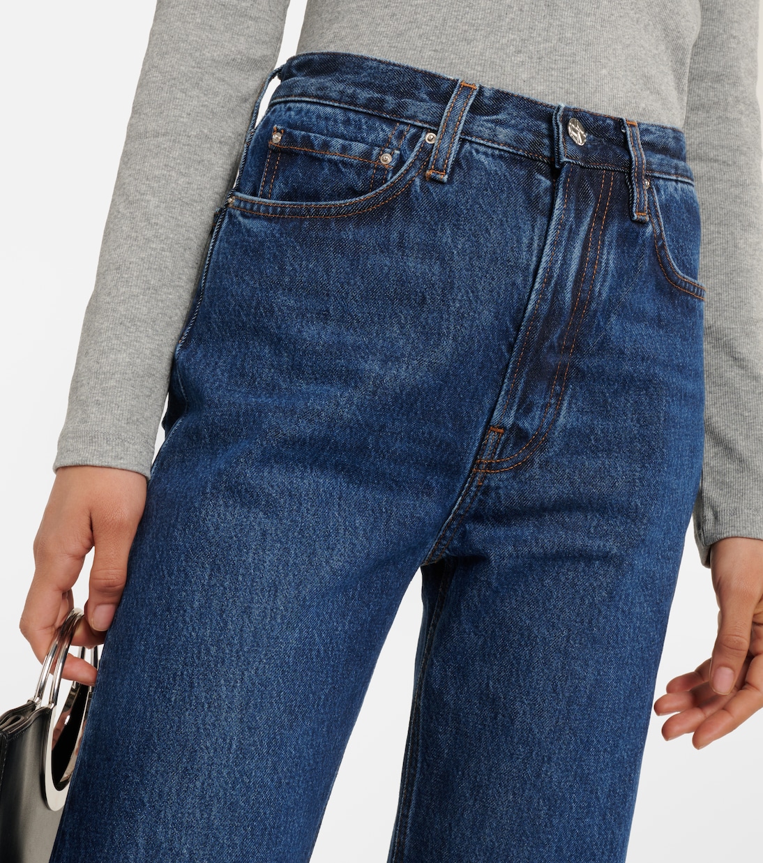 Mid-Rise Straight Jeans Classic Cut | Toteme
