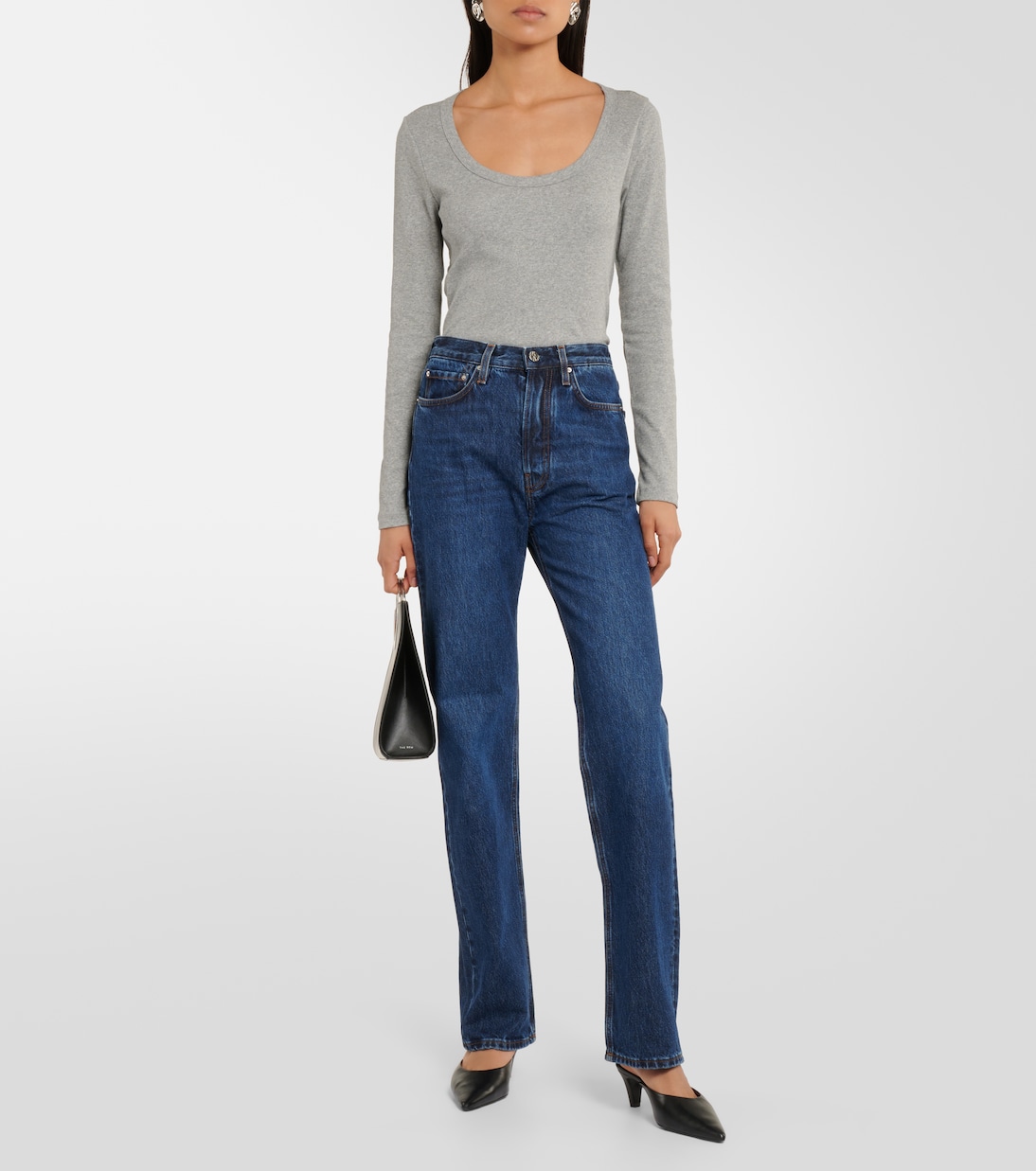 Mid-Rise Straight Jeans Classic Cut | Toteme
