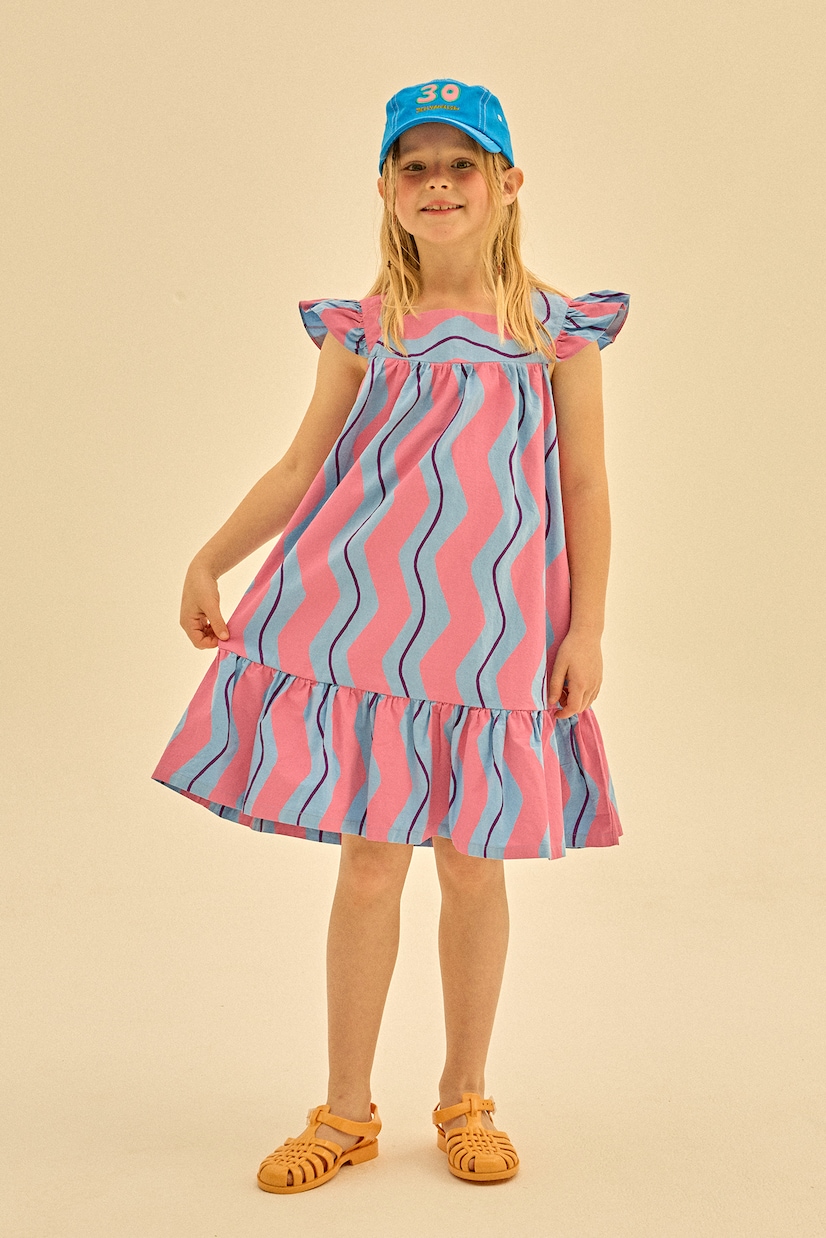 Wave cotton dress | Jellymallow
