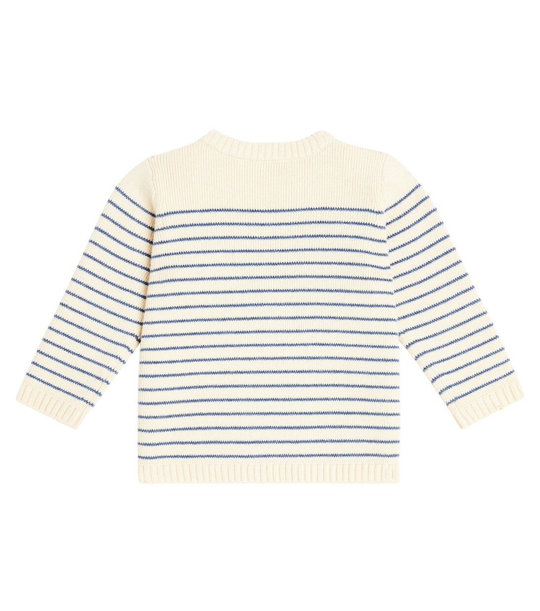 Baby Aleksi striped wool and cotton sweater | Bonpoint