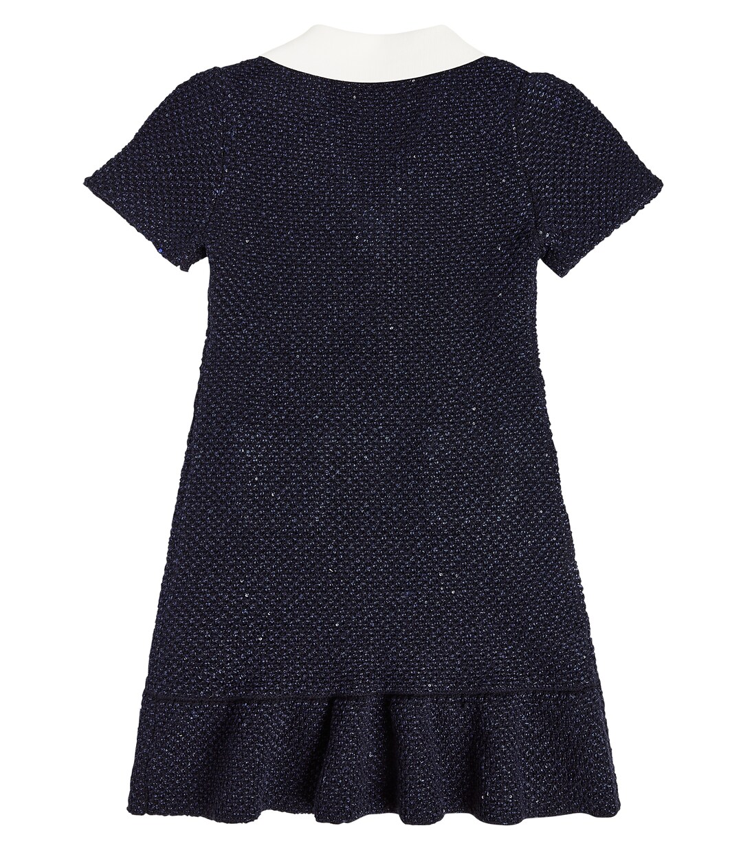 Lace-trimmed knit dress | Self-Portrait Kids