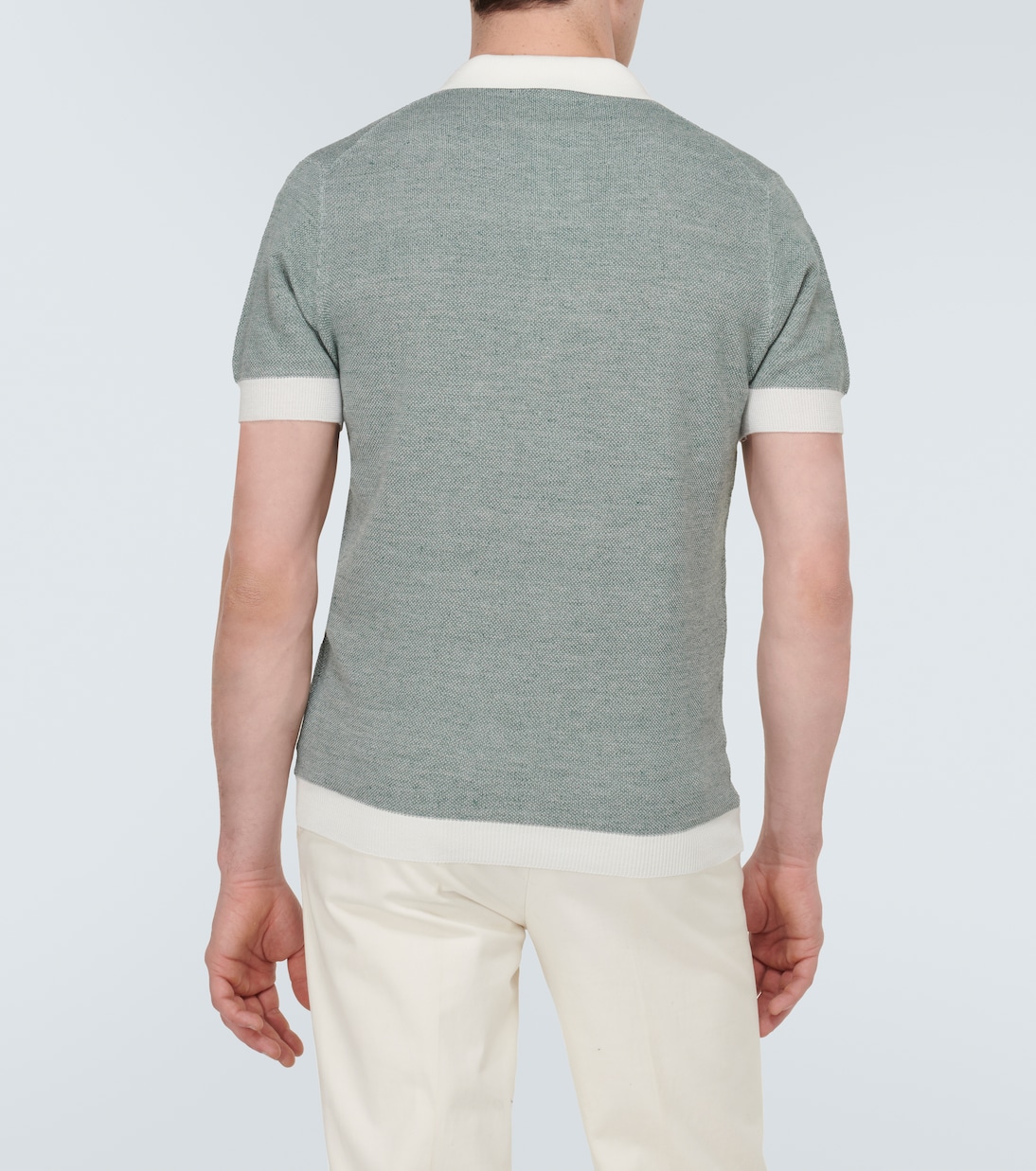 Polo in cotone e lino | Thom Sweeney