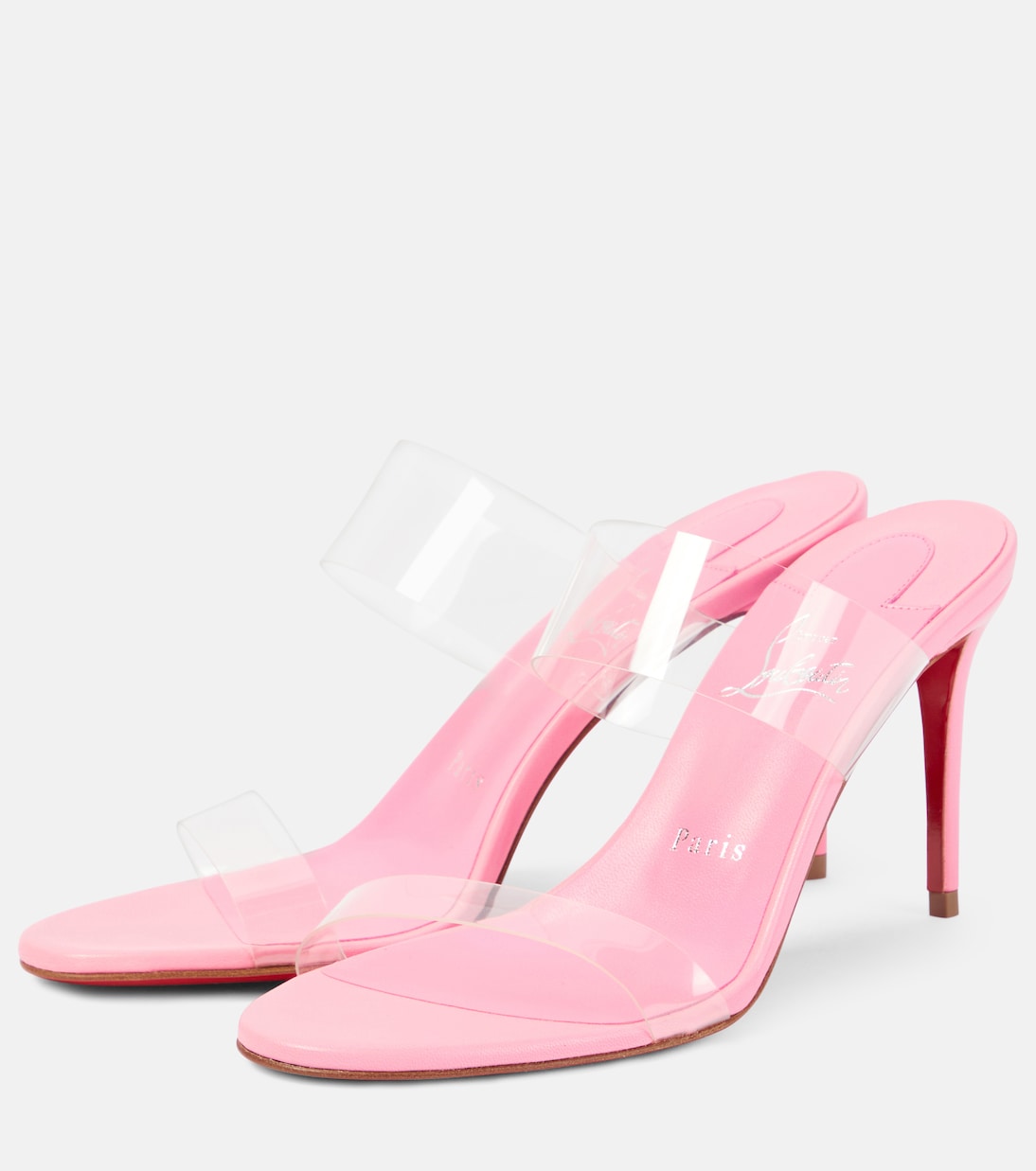 Just Nothing 85 PVC mules | Christian Louboutin