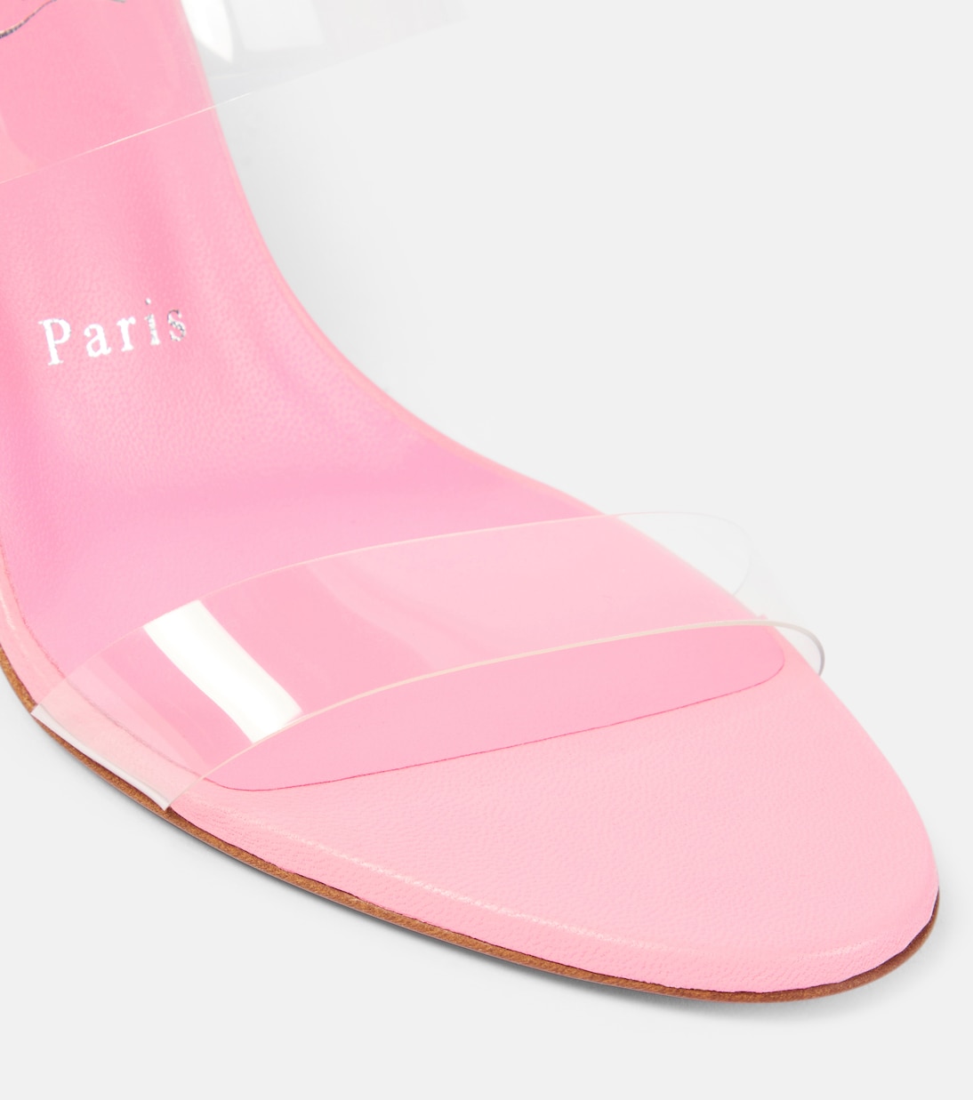 Just Nothing 85 PVC mules | Christian Louboutin