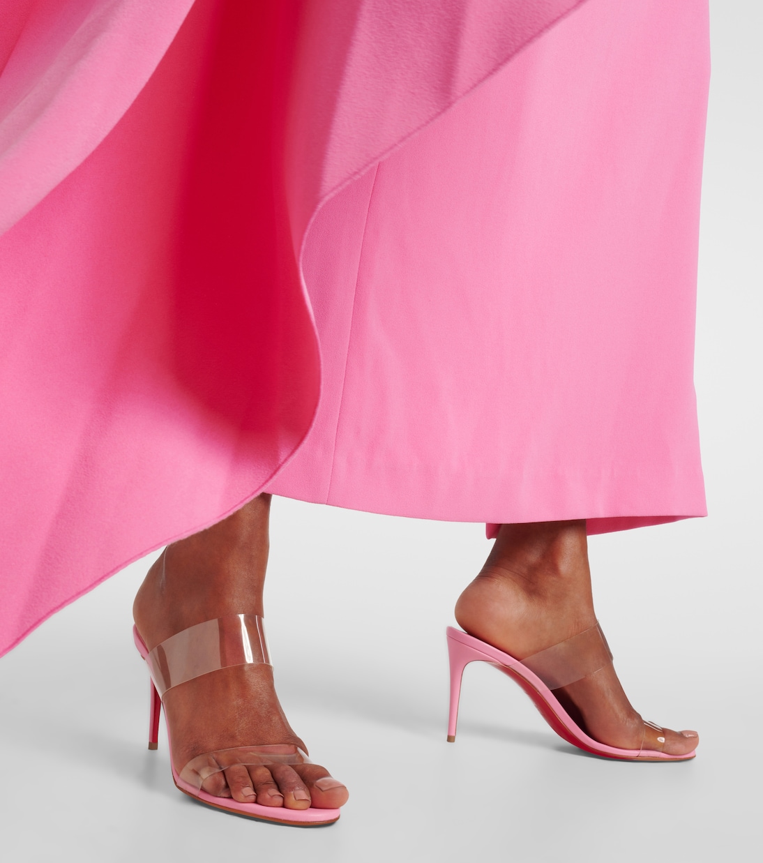 Just Nothing 85 PVC mules | Christian Louboutin