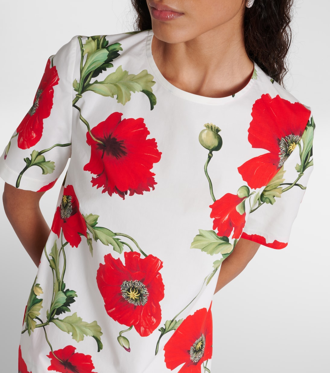 Minikleid aus einem Baumwollgemisch | Oscar de la Renta