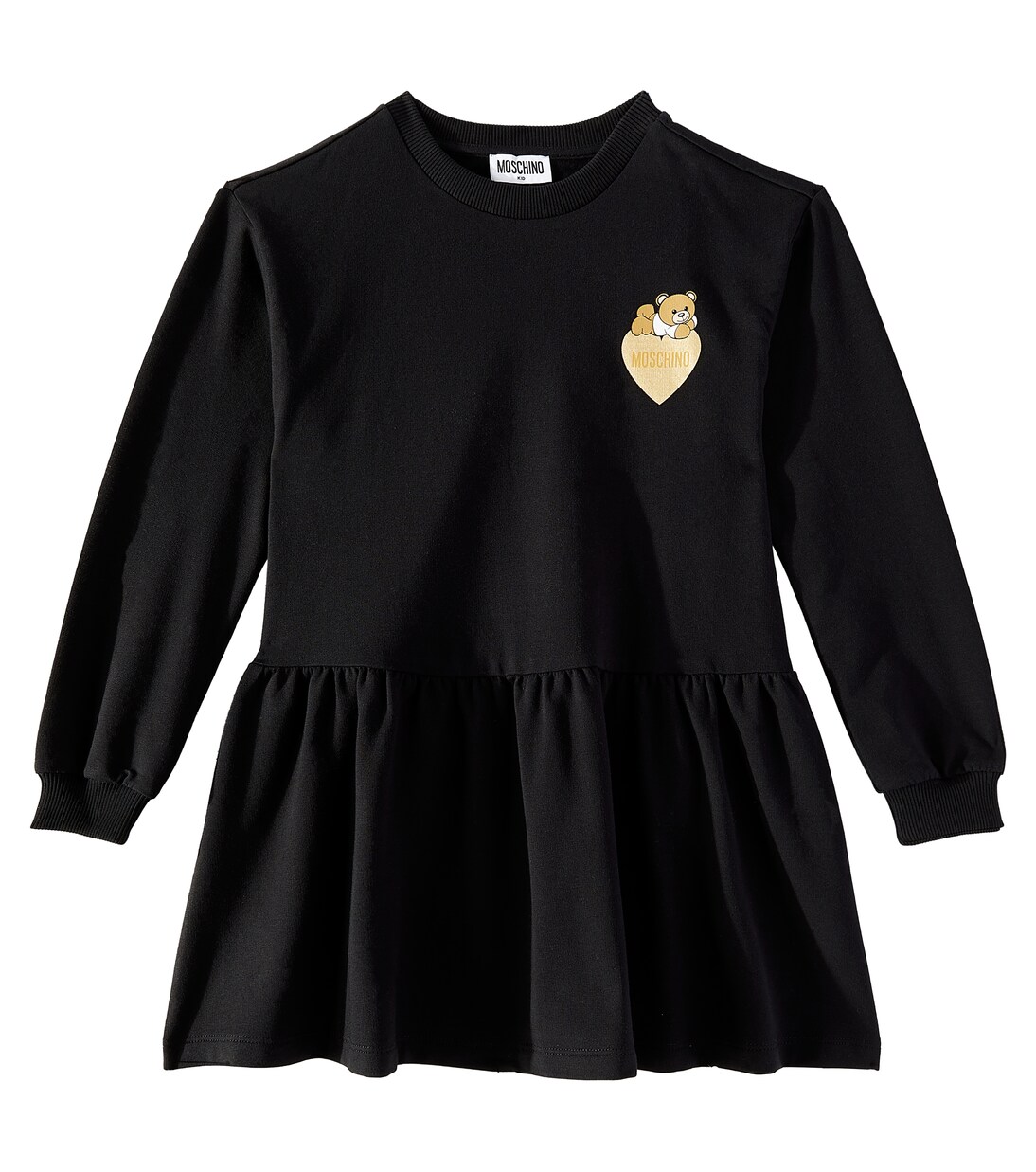 Robe Teddy Bear en coton mélangé | Moschino Kids
