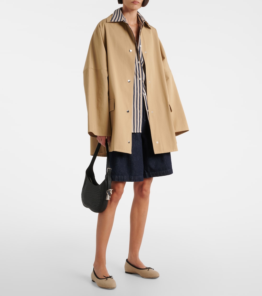 x Tabitha Simmons Misty canvas ballet flats | Malone Souliers