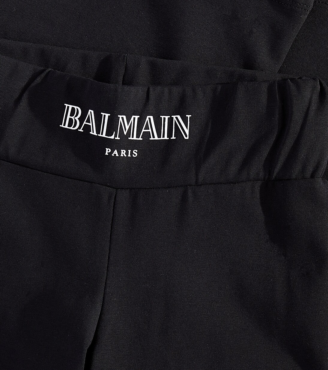 Cotton-blend jersey leggings | Balmain Kids