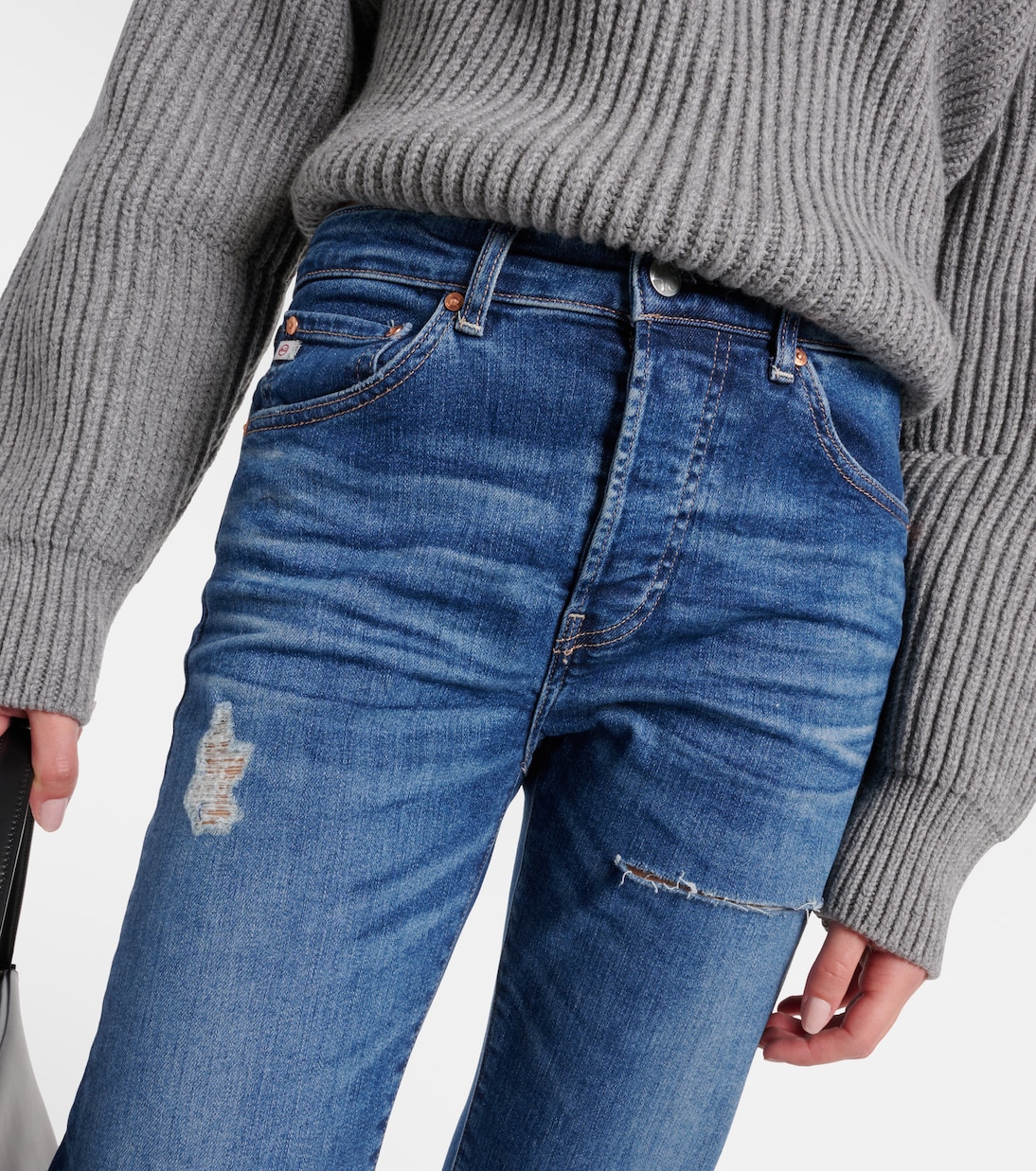 Mid-Rise Straight Jeans American | AG Jeans