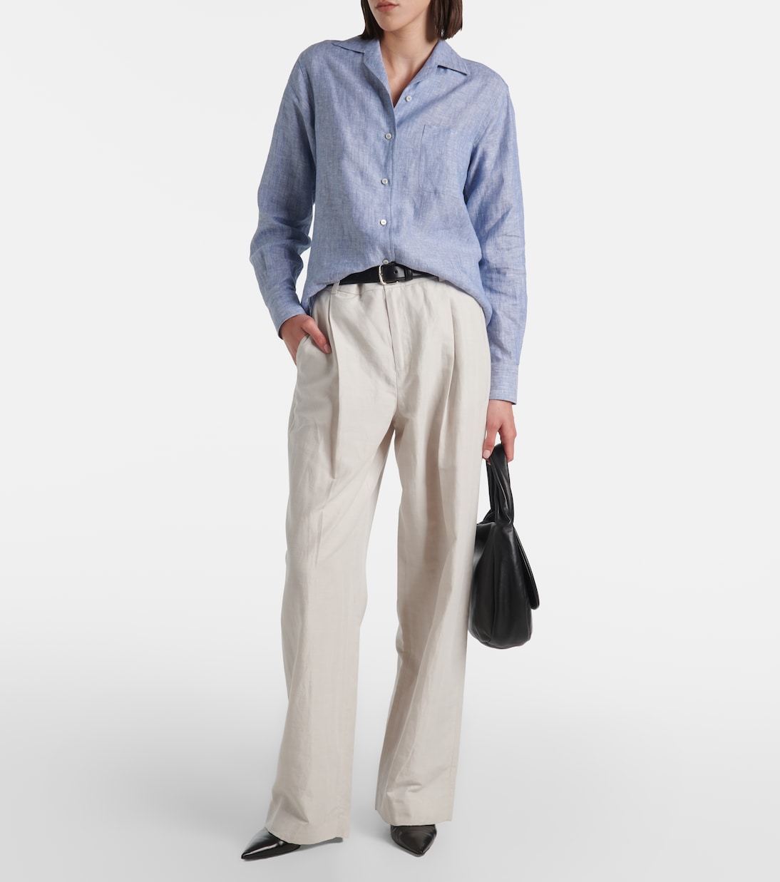 Weite High-Rise-Hose | Vince