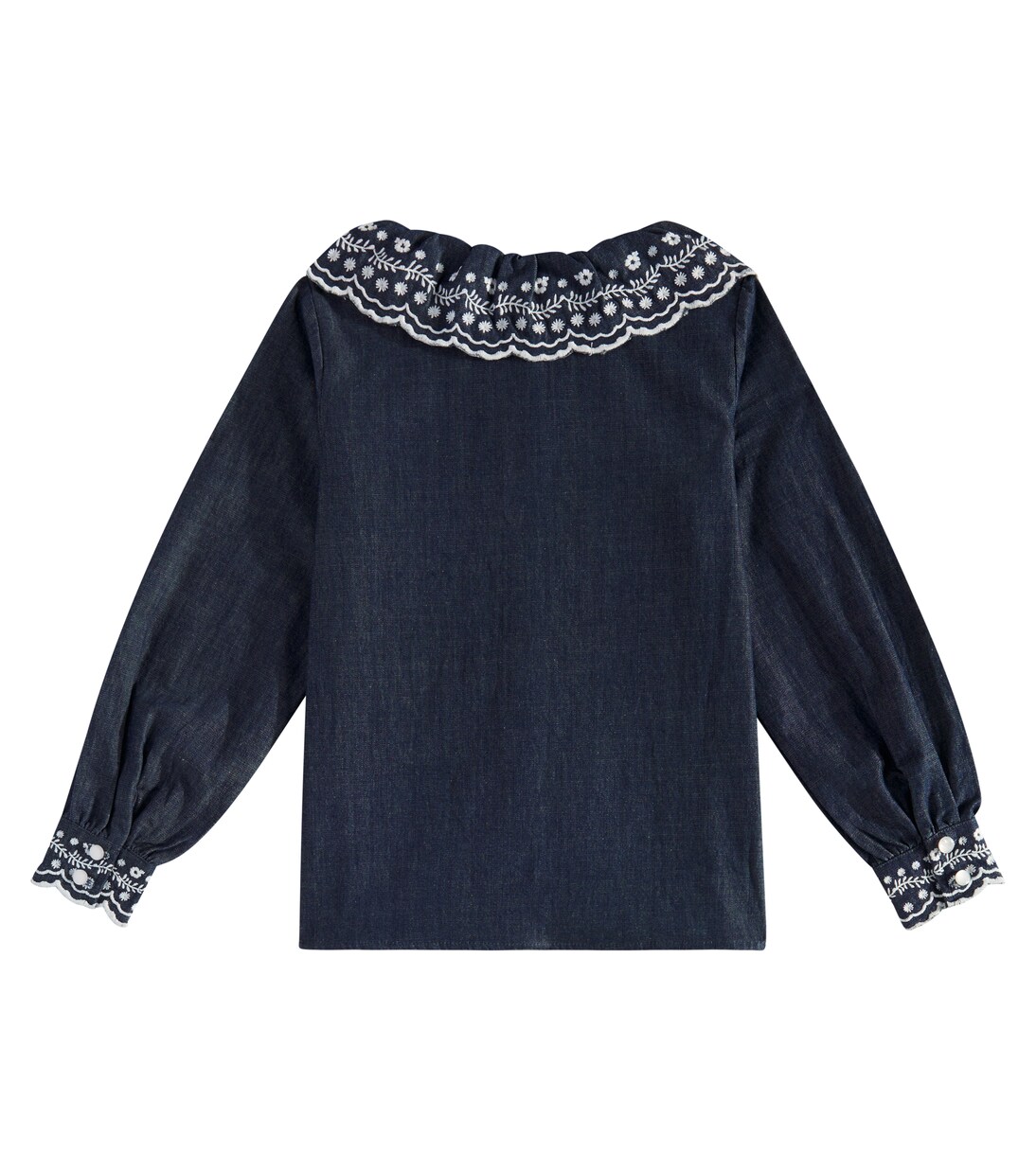 Embroidered denim shirt | Tartine et Chocolat