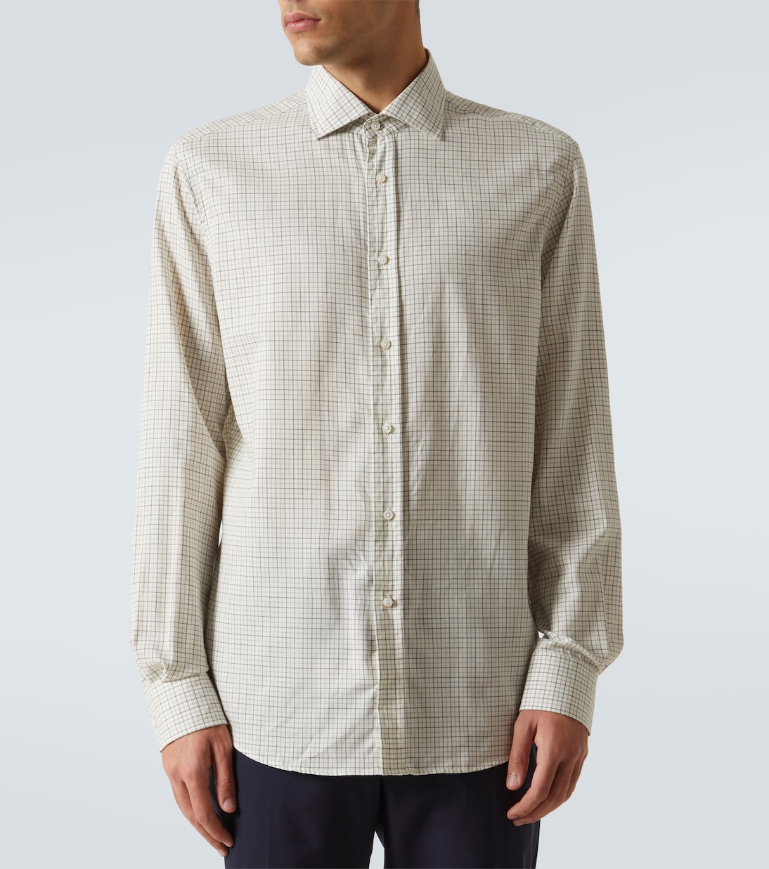 Checked cotton shirt | Ralph Lauren Purple Label