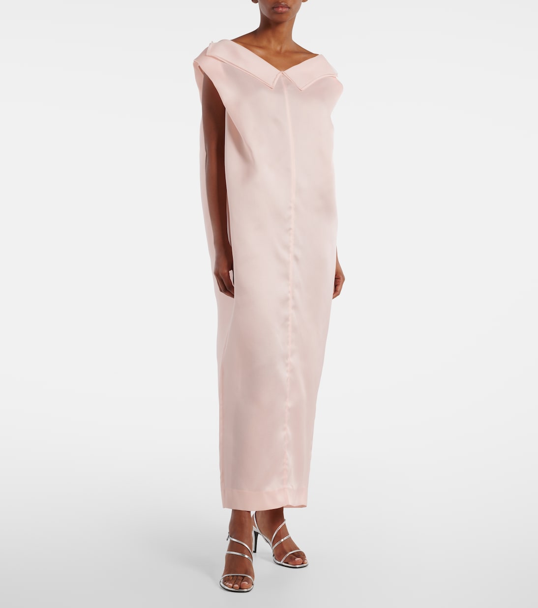 Selwyn silk gazar maxi dress | Khaite