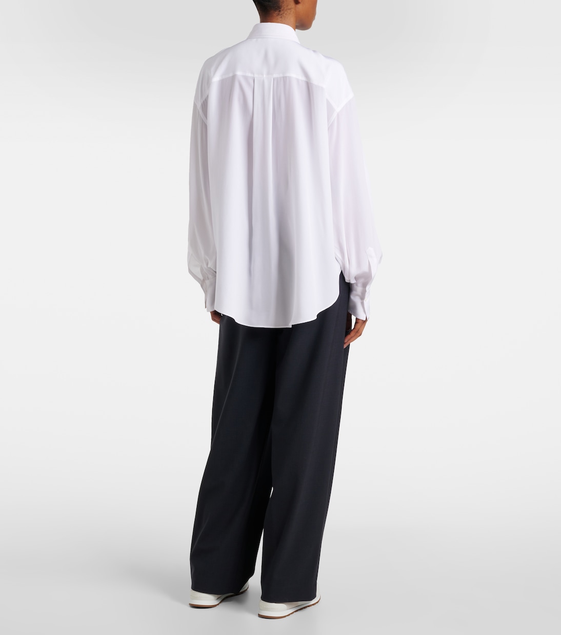 Hemd Monili aus Seidensatin | Brunello Cucinelli