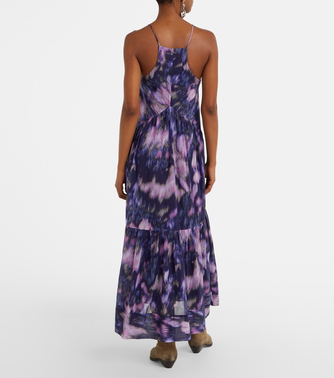 Robe longue Sabba imprimée en coton | Marant Etoile