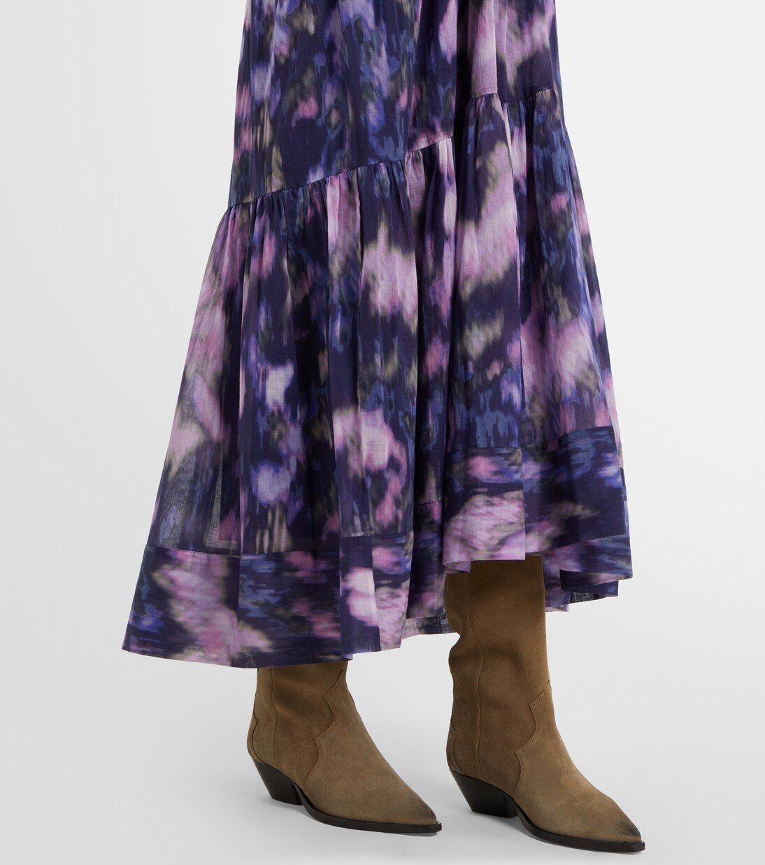 Robe longue Sabba imprimée en coton | Marant Etoile