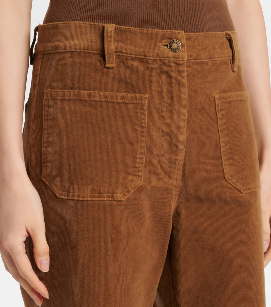 Pantaloni flared Florence in velluto | Nili Lotan