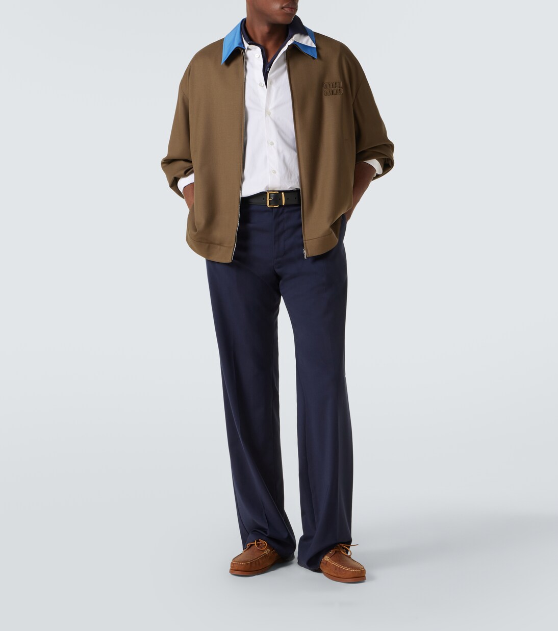 Jacke aus Schurwoll-Gabardine | Miu Miu