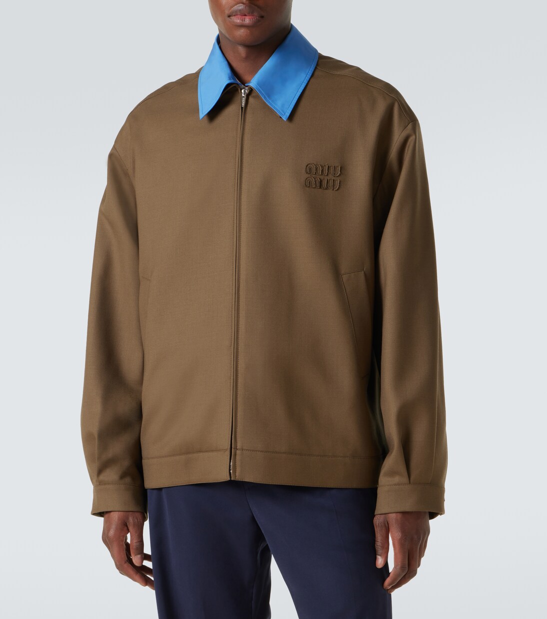 Jacke aus Schurwoll-Gabardine | Miu Miu