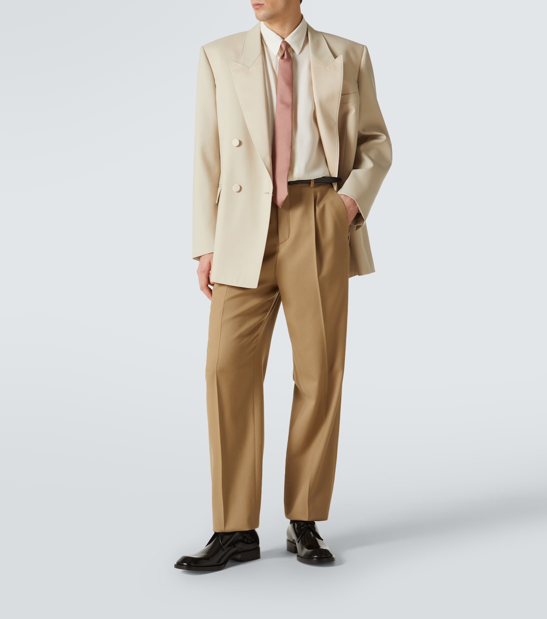 Vadim leather Derby shoes | Saint Laurent