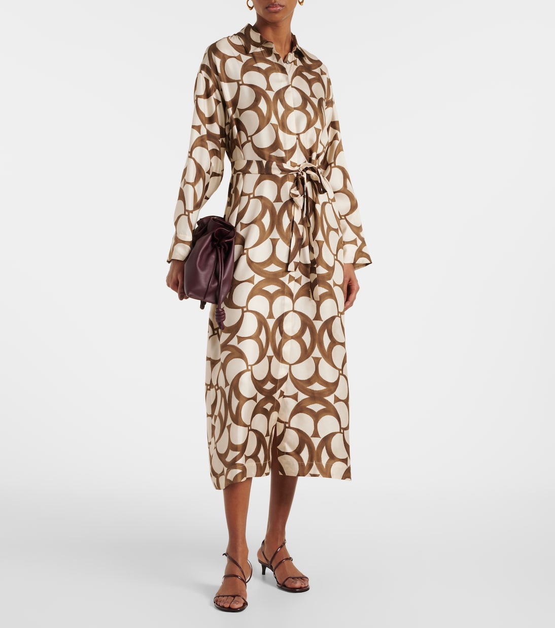 Robe chemise Ileana imprimée en soie | 'S Max Mara
