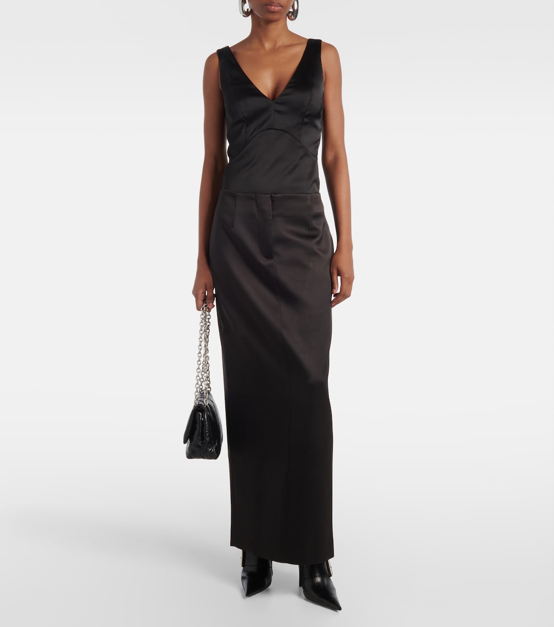 Script 로우라이즈 미디 스커트 | Entire Studios