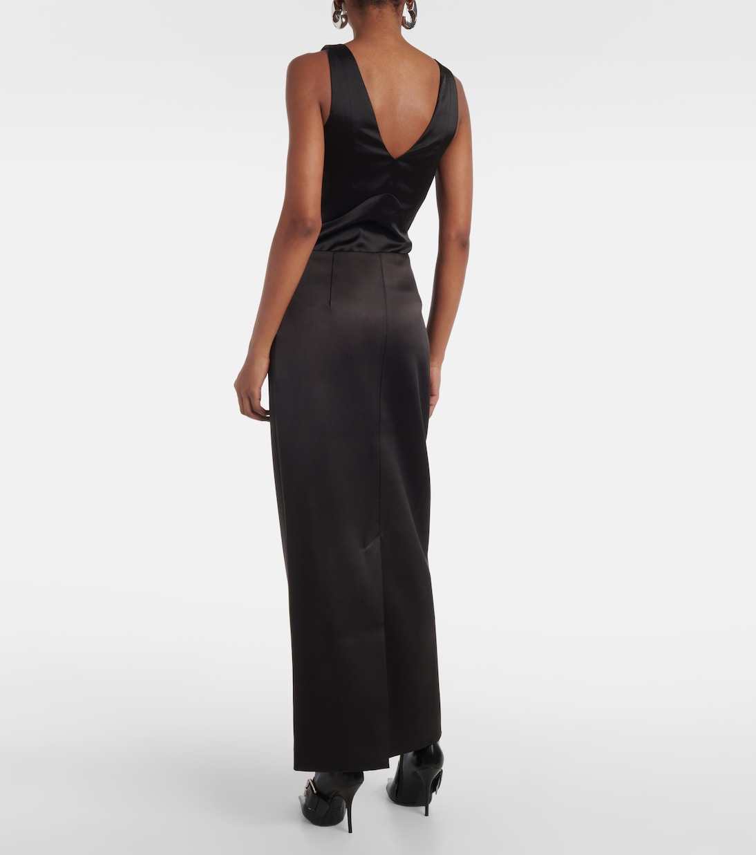 Script 로우라이즈 미디 스커트 | Entire Studios