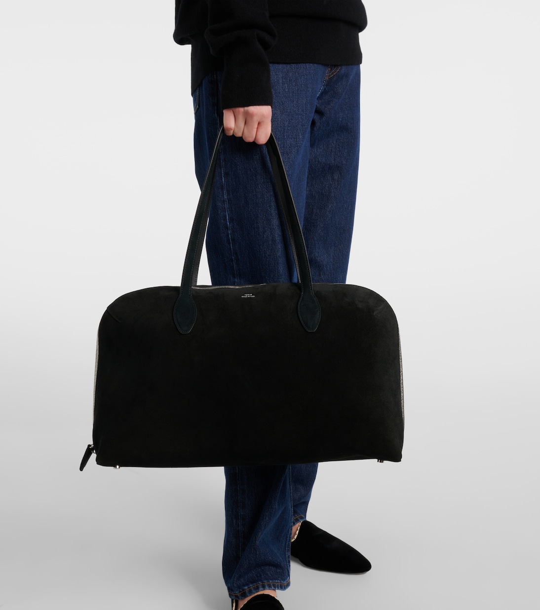 Suede tote bag | Toteme