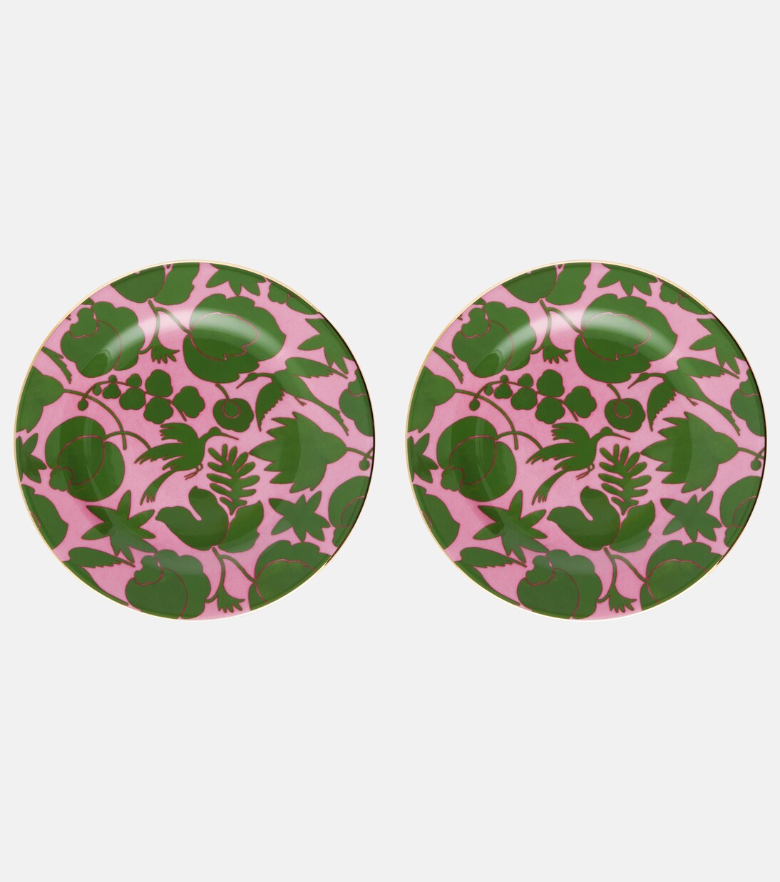 Wildbird set of 2 dessert plates | La DoubleJ