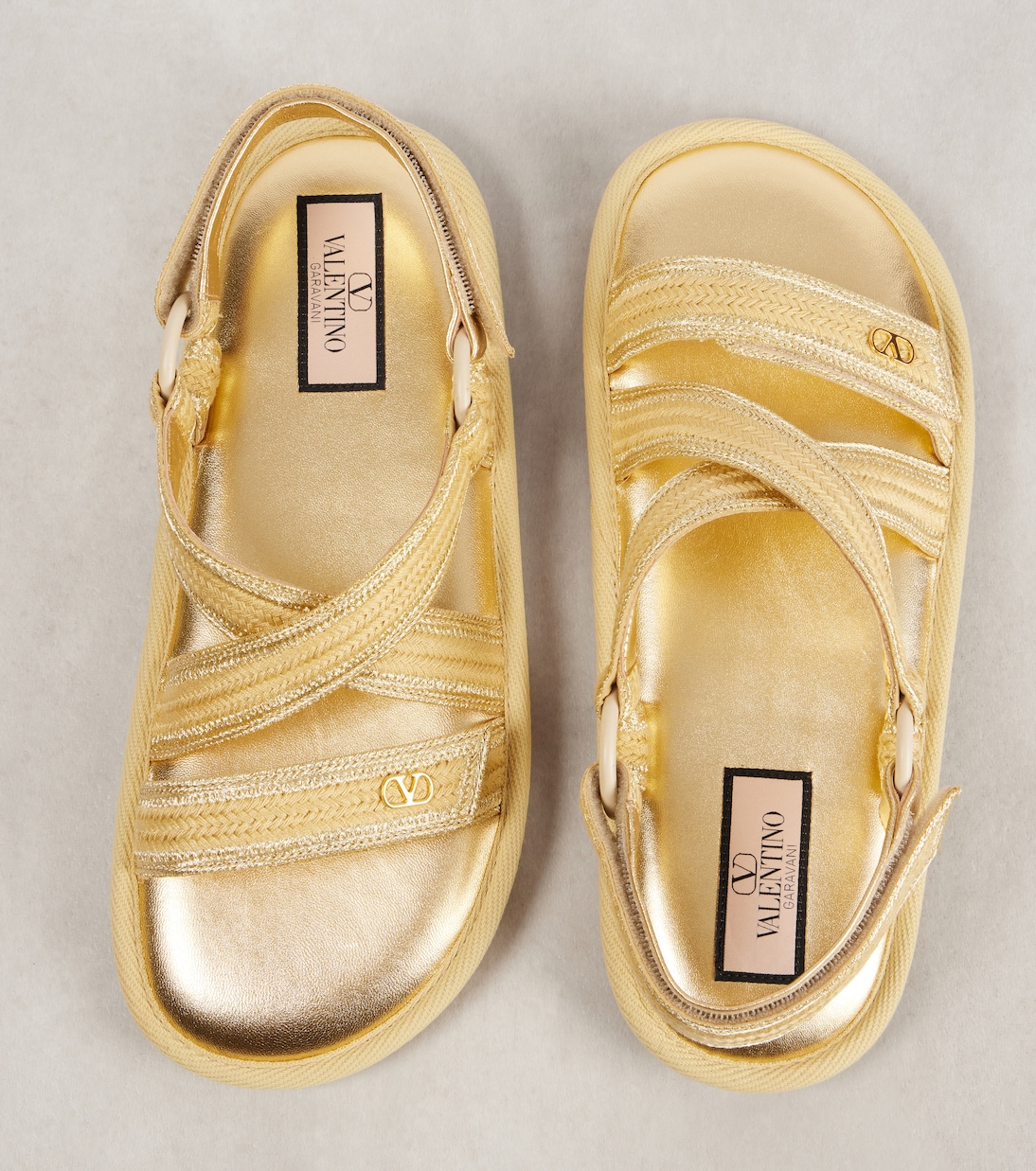 Lake Powell crochet-trimmed sandals | Valentino Garavani