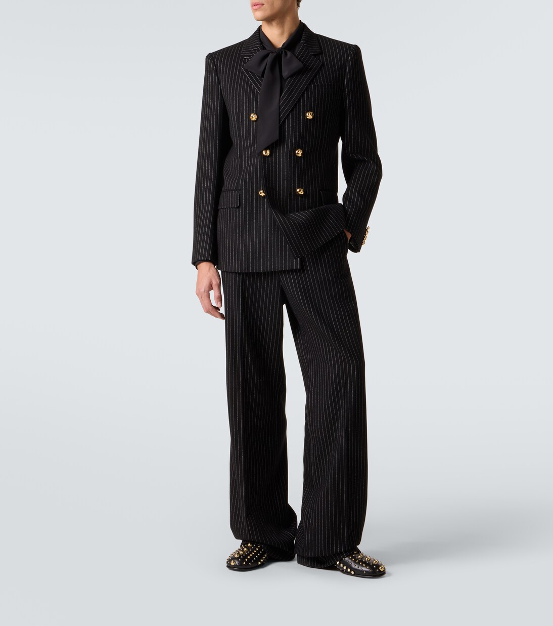 Mj Blues studded leather Derby shoes | Valentino Garavani