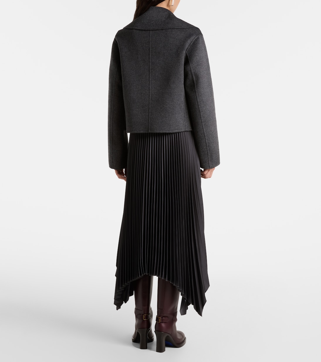 Cropped-Cabanjacke aus Wolle und Kaschmir  | Joseph