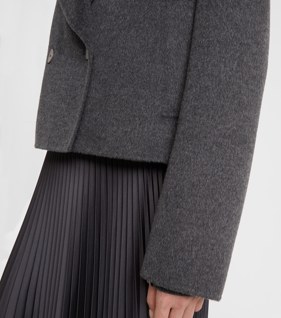 Cropped-Cabanjacke aus Wolle und Kaschmir  | Joseph