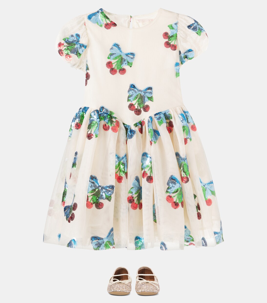 Kleid Heartlily aus Tüll mit Pailletten | Konges Sløjd