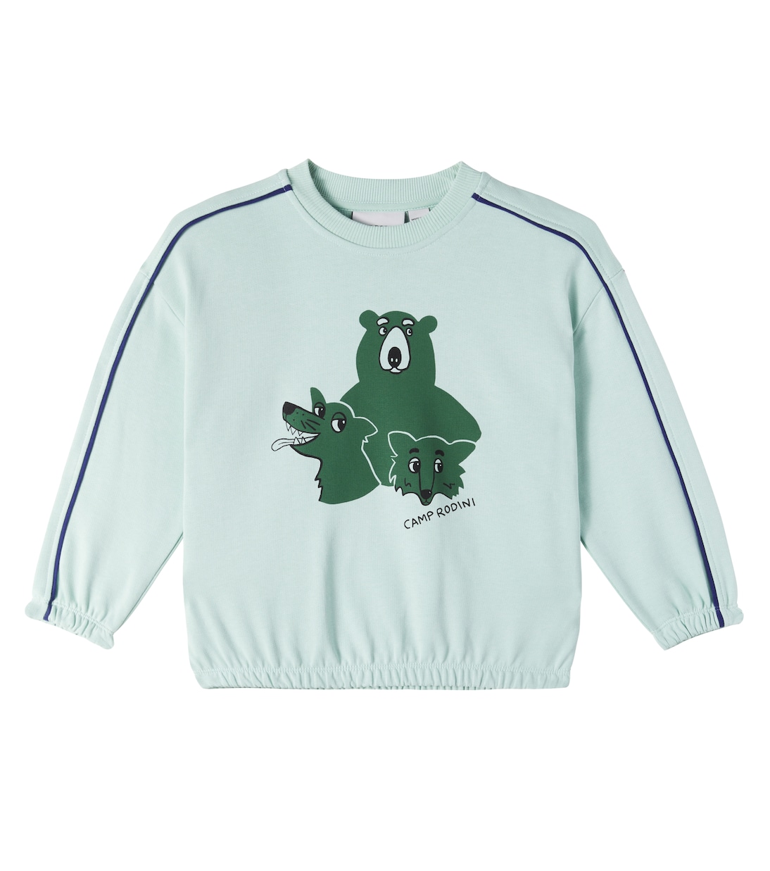 Printed cotton jersey sweatshirt | Mini Rodini
