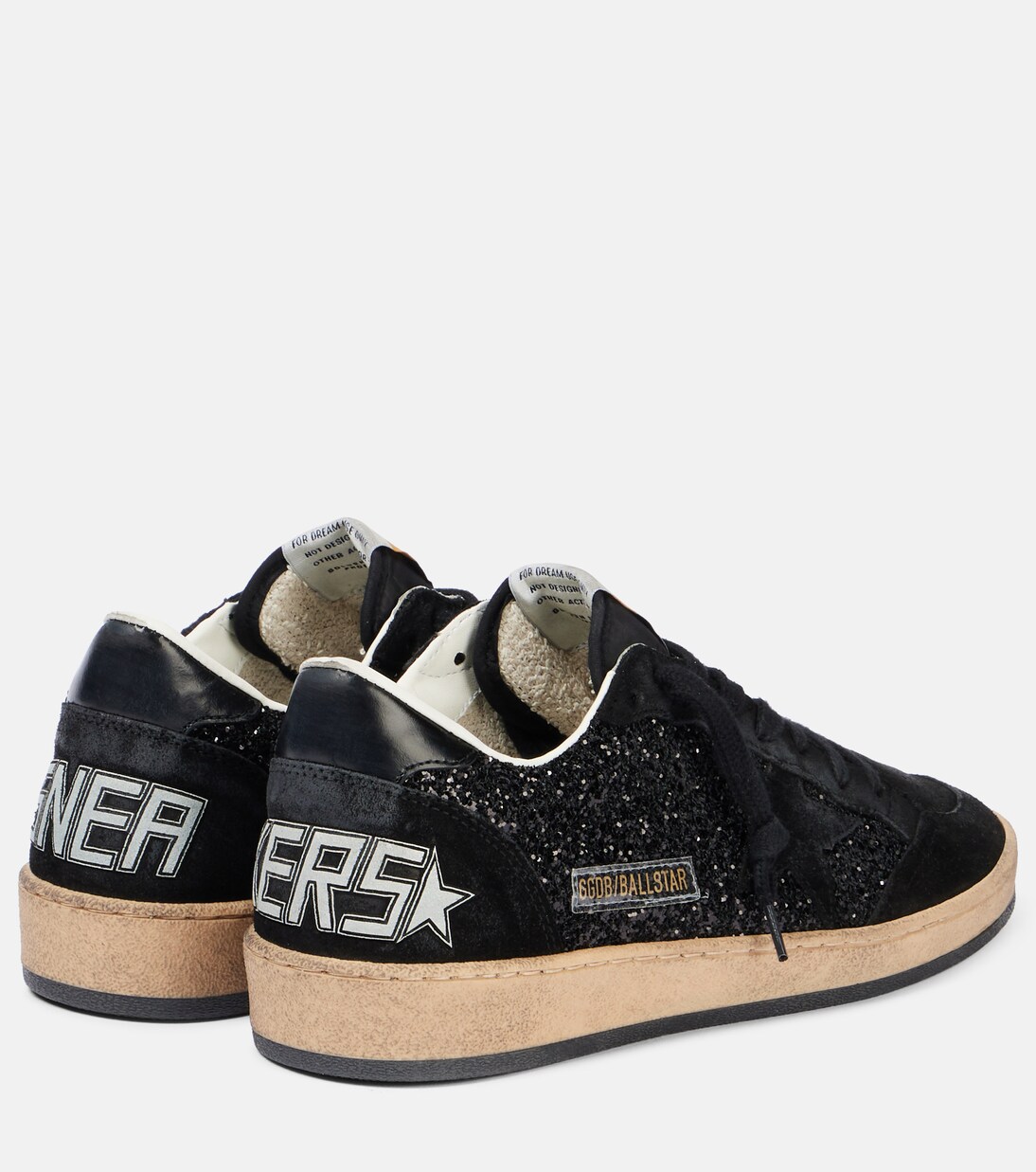 Ball Star suede-trimmed sneakers | Golden Goose