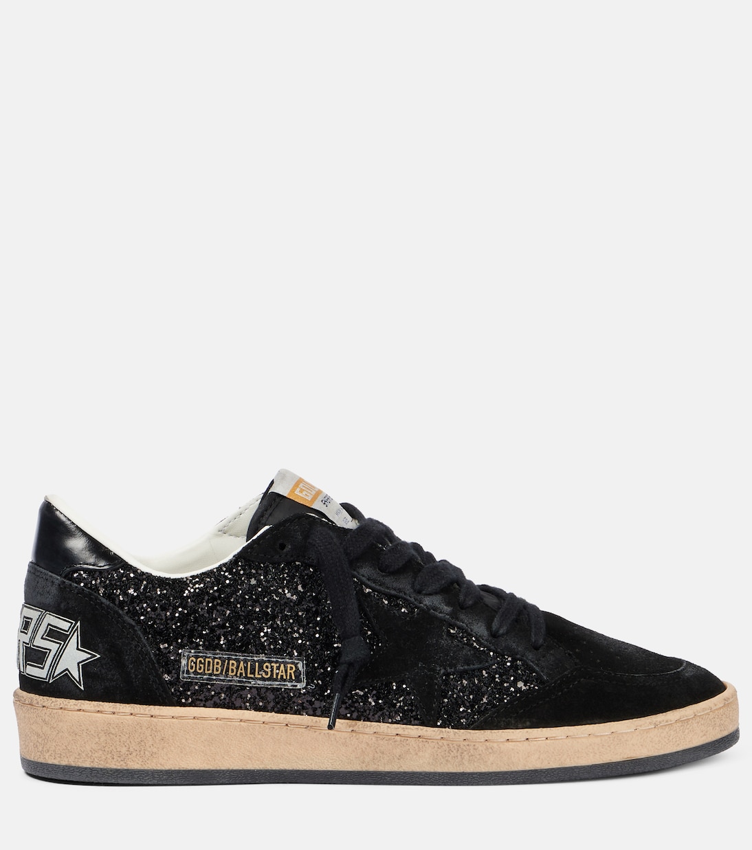 Ball Star suede-trimmed sneakers | Golden Goose
