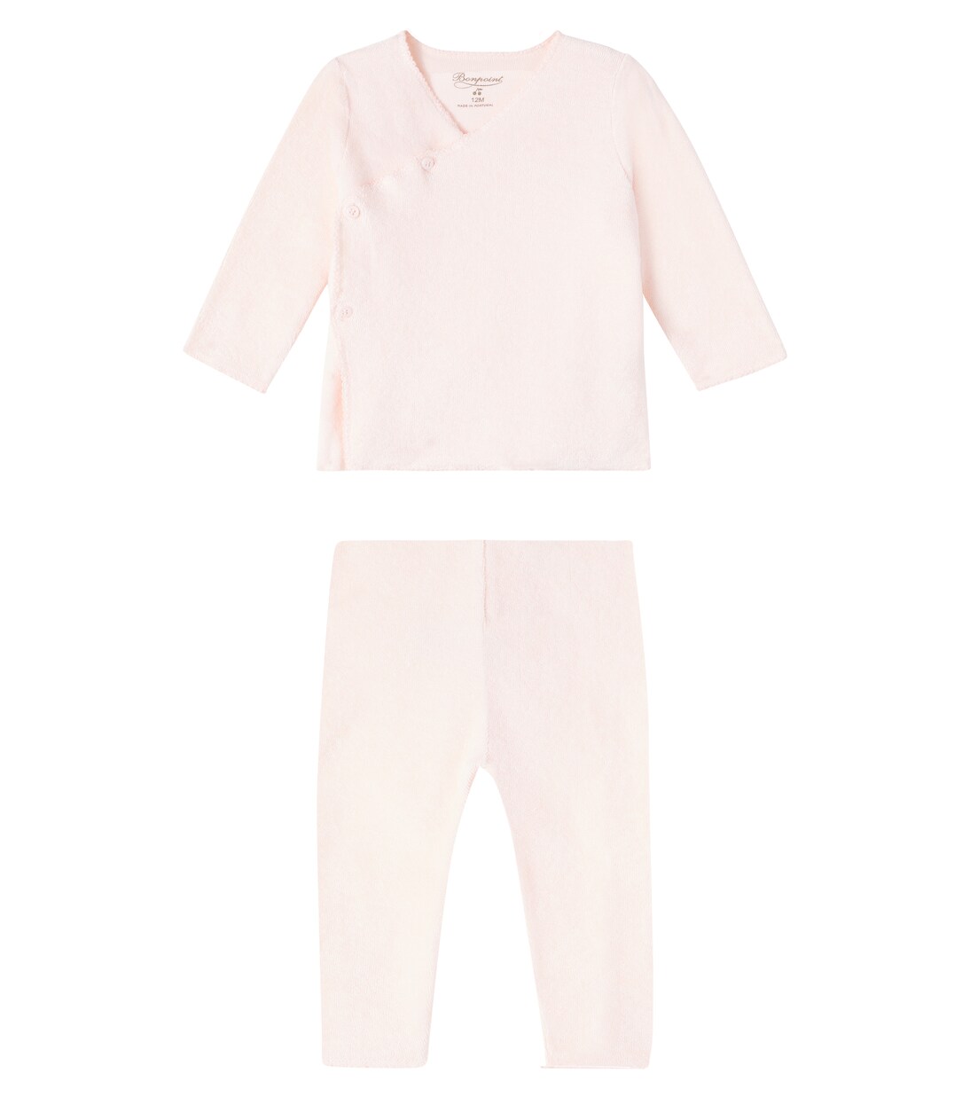 Baby Julia set of cotton sweater and pants | Bonpoint