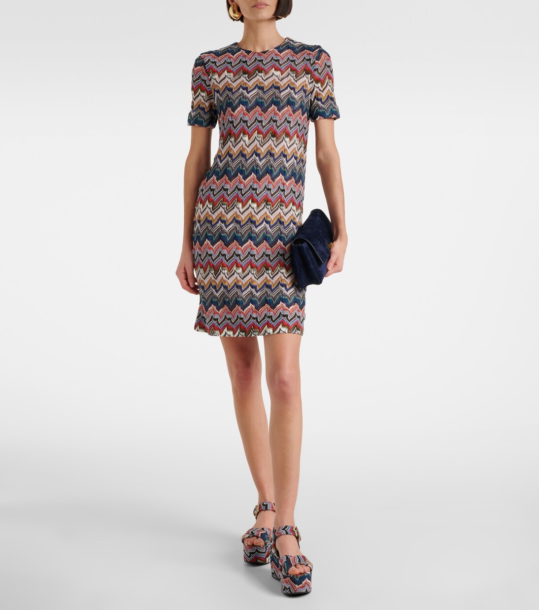 Plateausandalen Julia Raschel aus Häkelstrick | Missoni