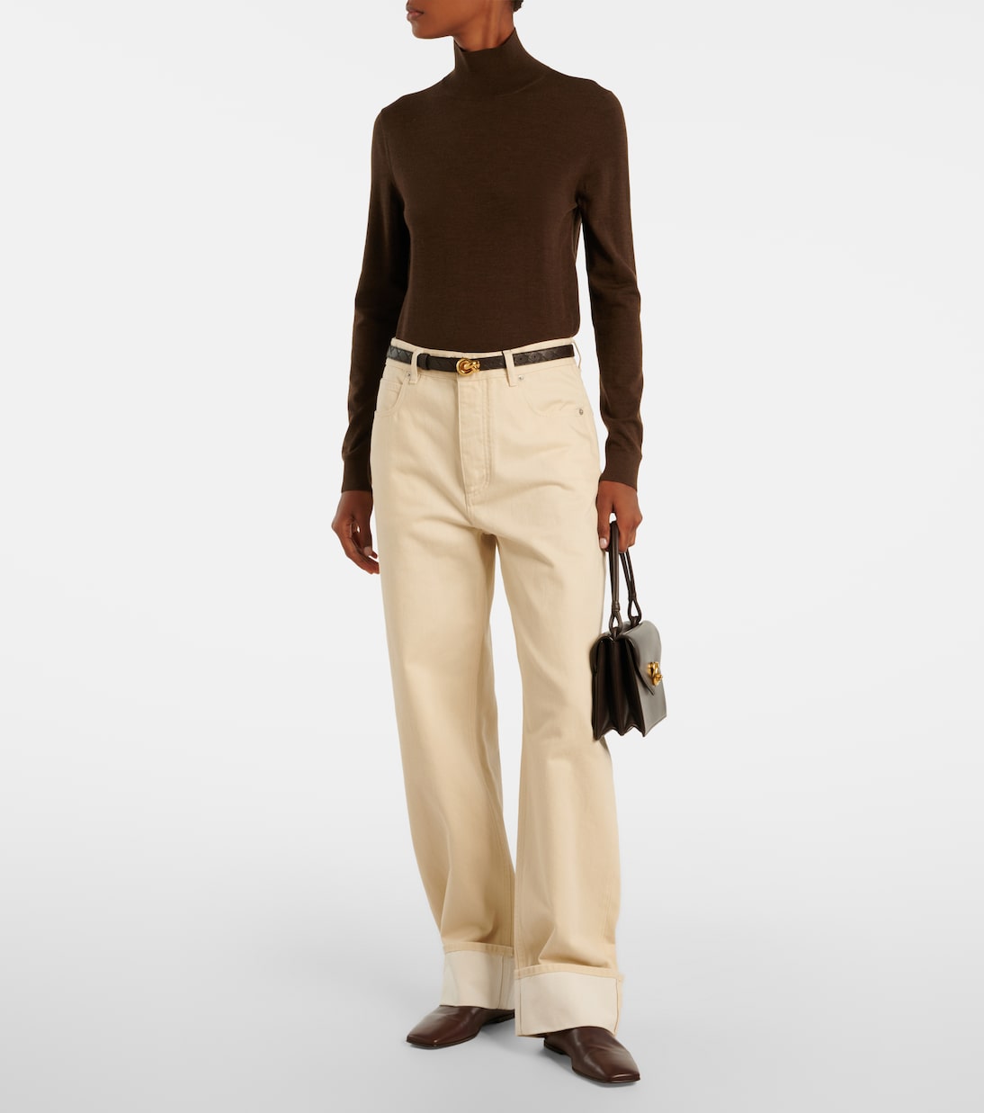 Tasmanian virgin wool turtleneck sweater | Loro Piana