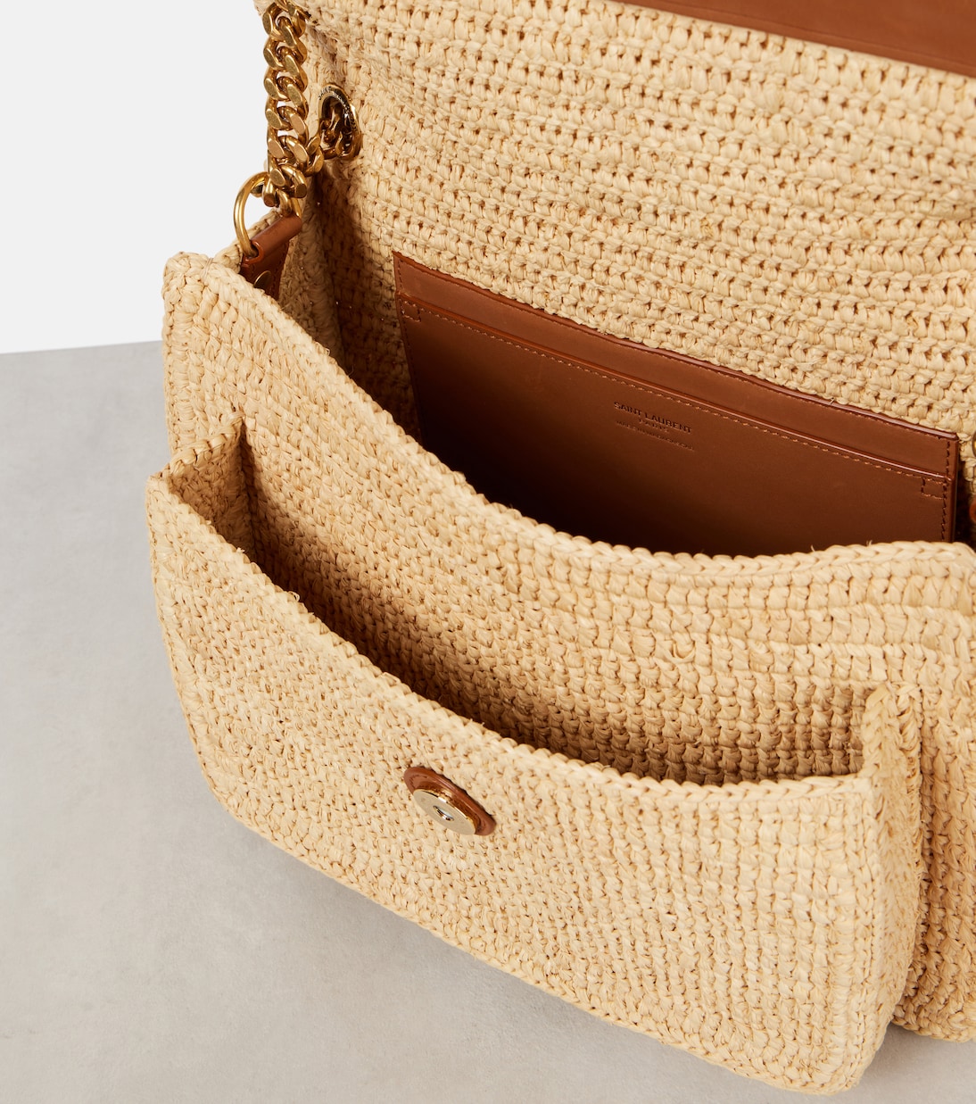 Sac Niki Medium en raphia | Saint Laurent