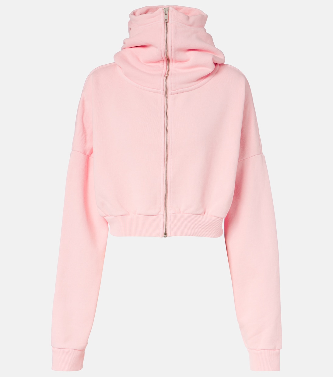 Cropped cotton jersey sweatshirt  | Entire Studios